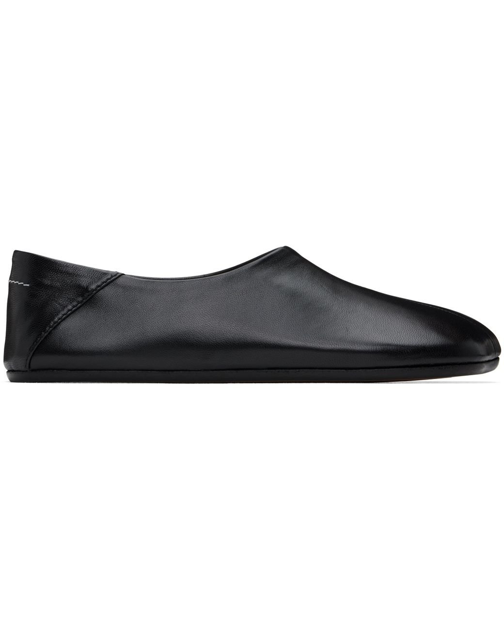 MM6 by Maison Martin Margiela Anatomic Loafers in Black | Lyst