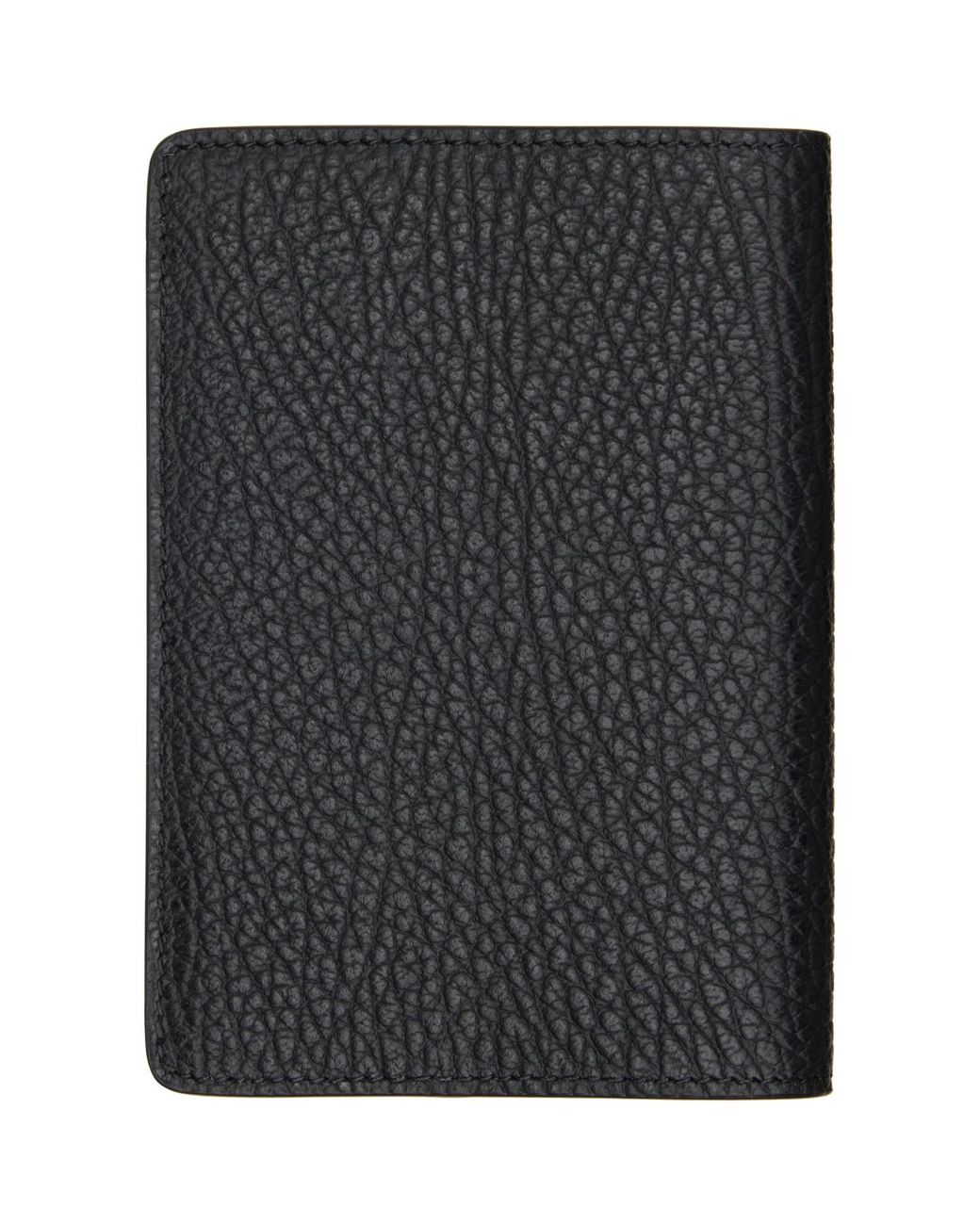 Maison Margiela Black Four Stitches Passport Holder for men