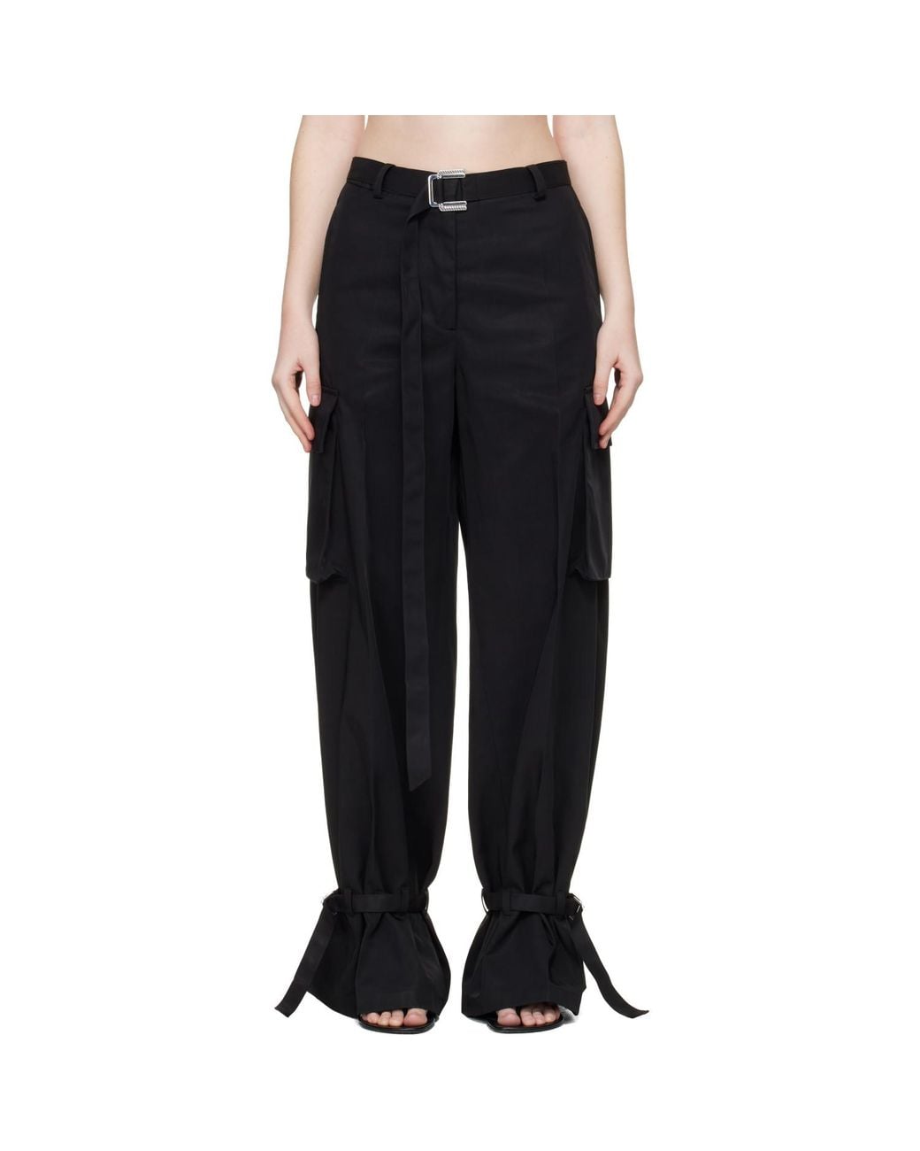 The Attico Black Long Trousers
