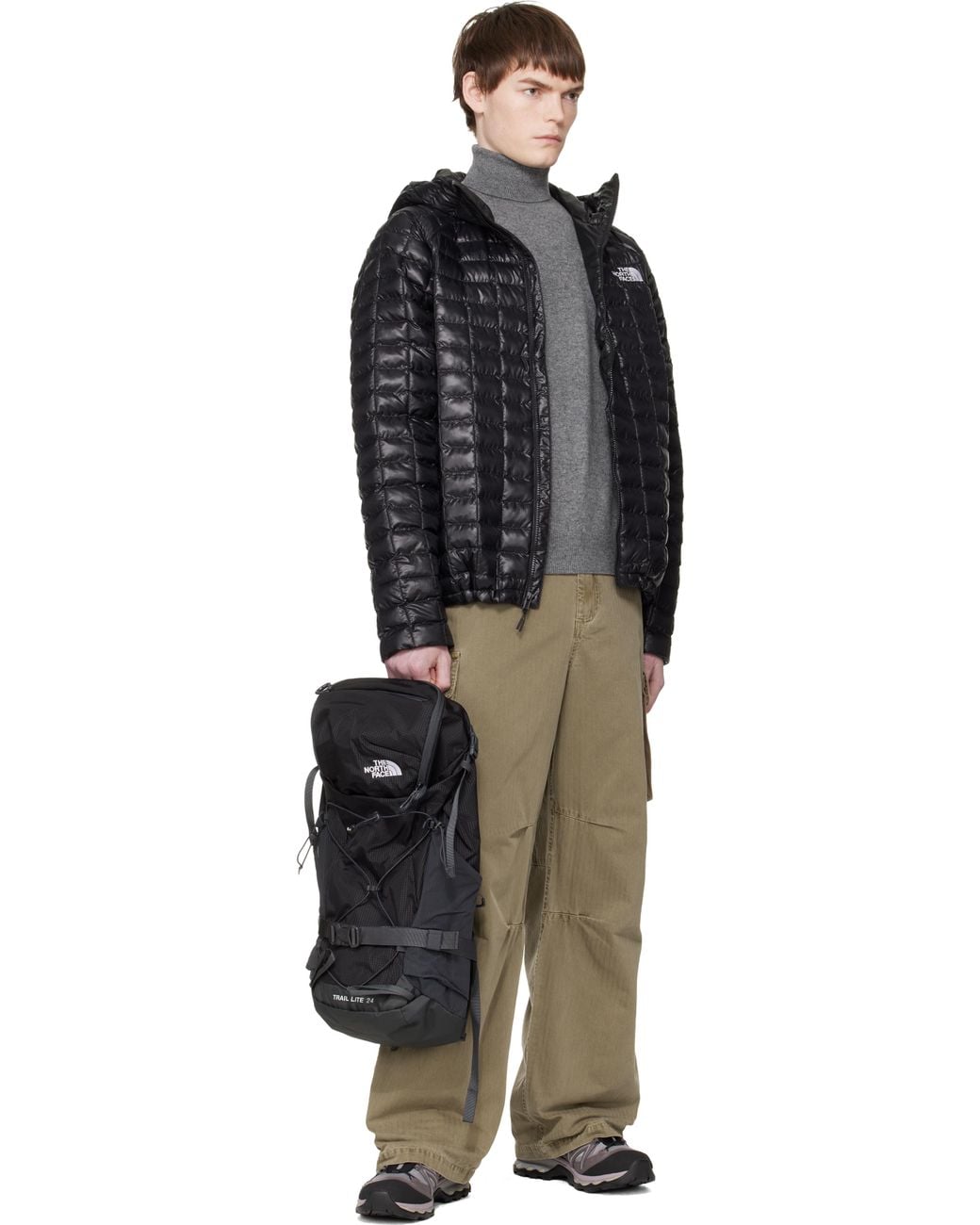 The North Face Black Trail Lite 24 Backpack for men