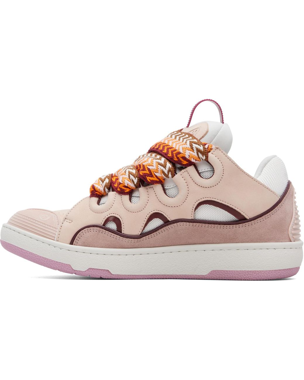 Lanvin Pink Curb Sneakers for men