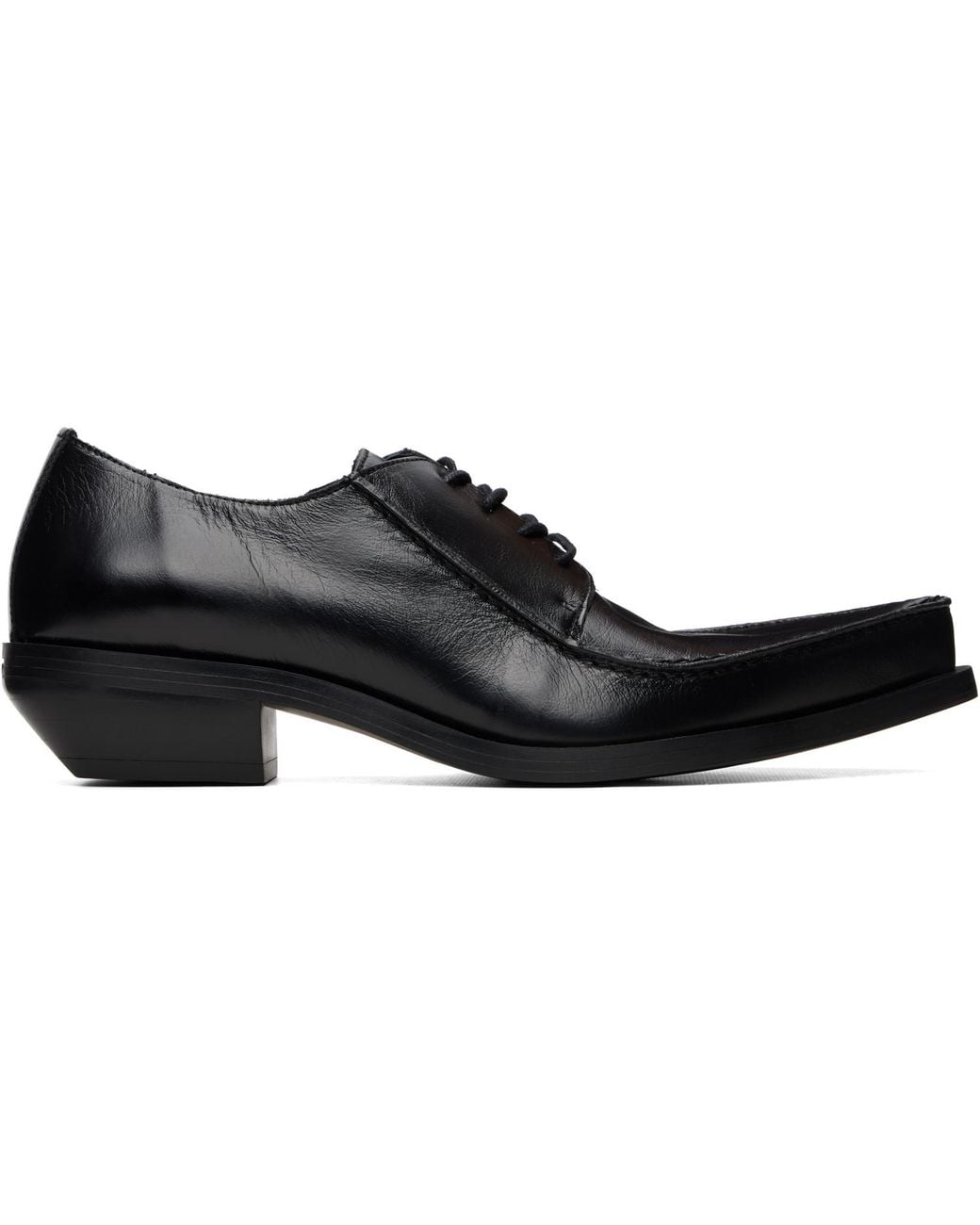 DIESEL Black D-Frido Derbys for men