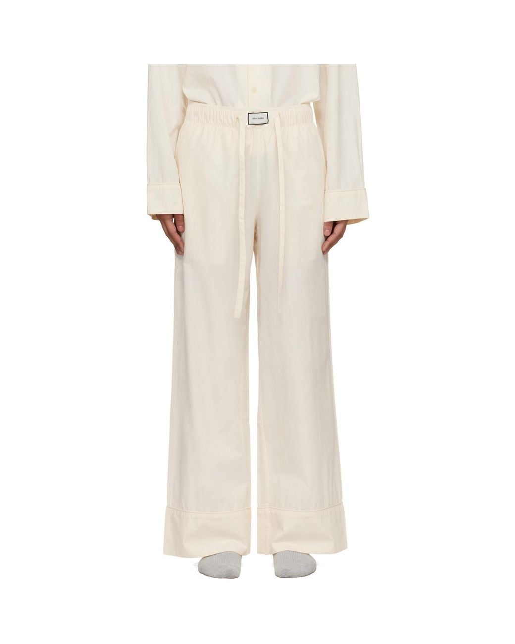 Entire studios Natural Off- Pajama Lounge Pants