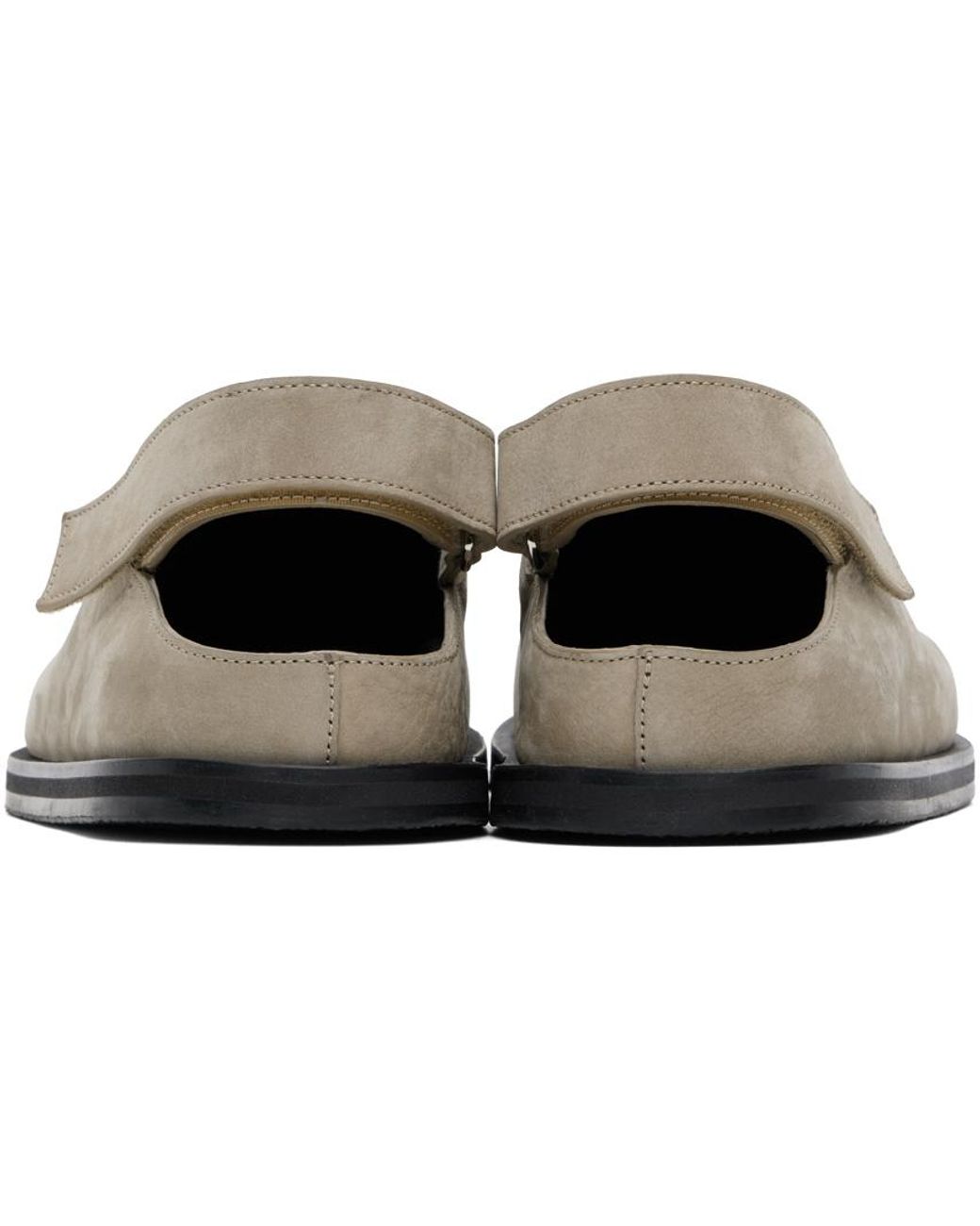 【関税込み】Studio Nicholson グレー Hardning クロッグ メンズ Studio Nicholson グレー Hardning クロッグ ブラック | Lyst
