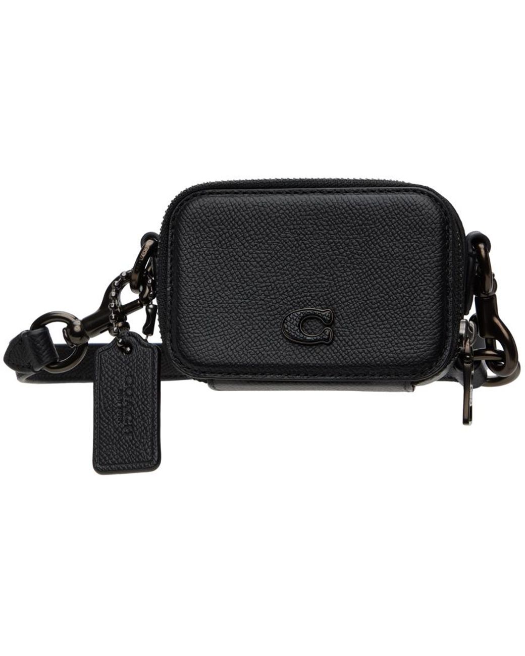 COACH Crossbody Pouch in Black for Men Lyst UK