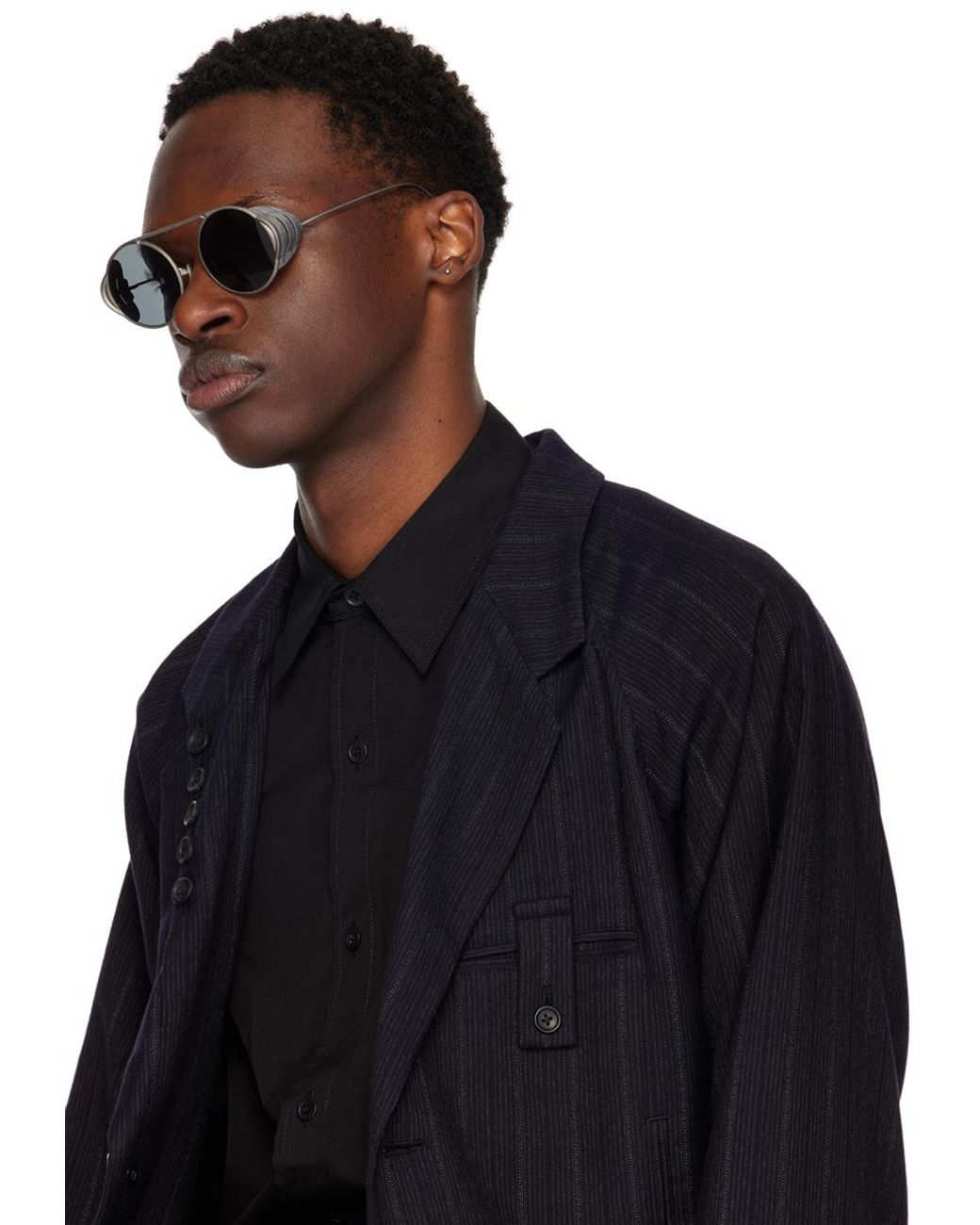 Rigards Boris Bidjan Saberi Edition Rg1011bbs Sunglasses in Black