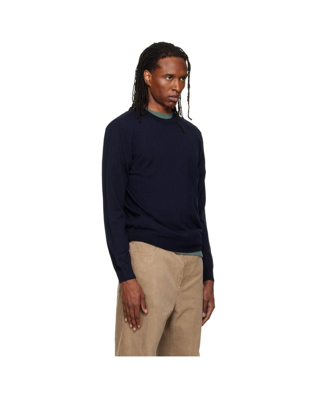 A.P.C. Blue Matthieu Wool Sweater for men