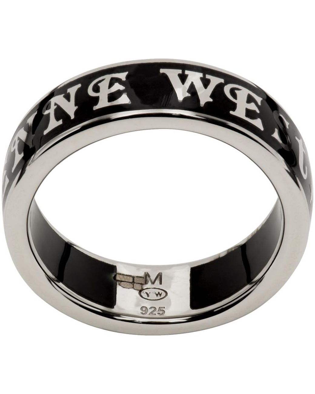 Vivienne Westwood Conduit Street Ring in Black for Men | Lyst