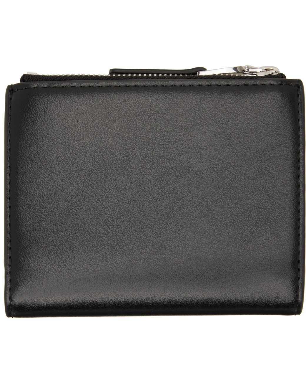 DIESEL Black Logo Plaque Small Leather Wallet