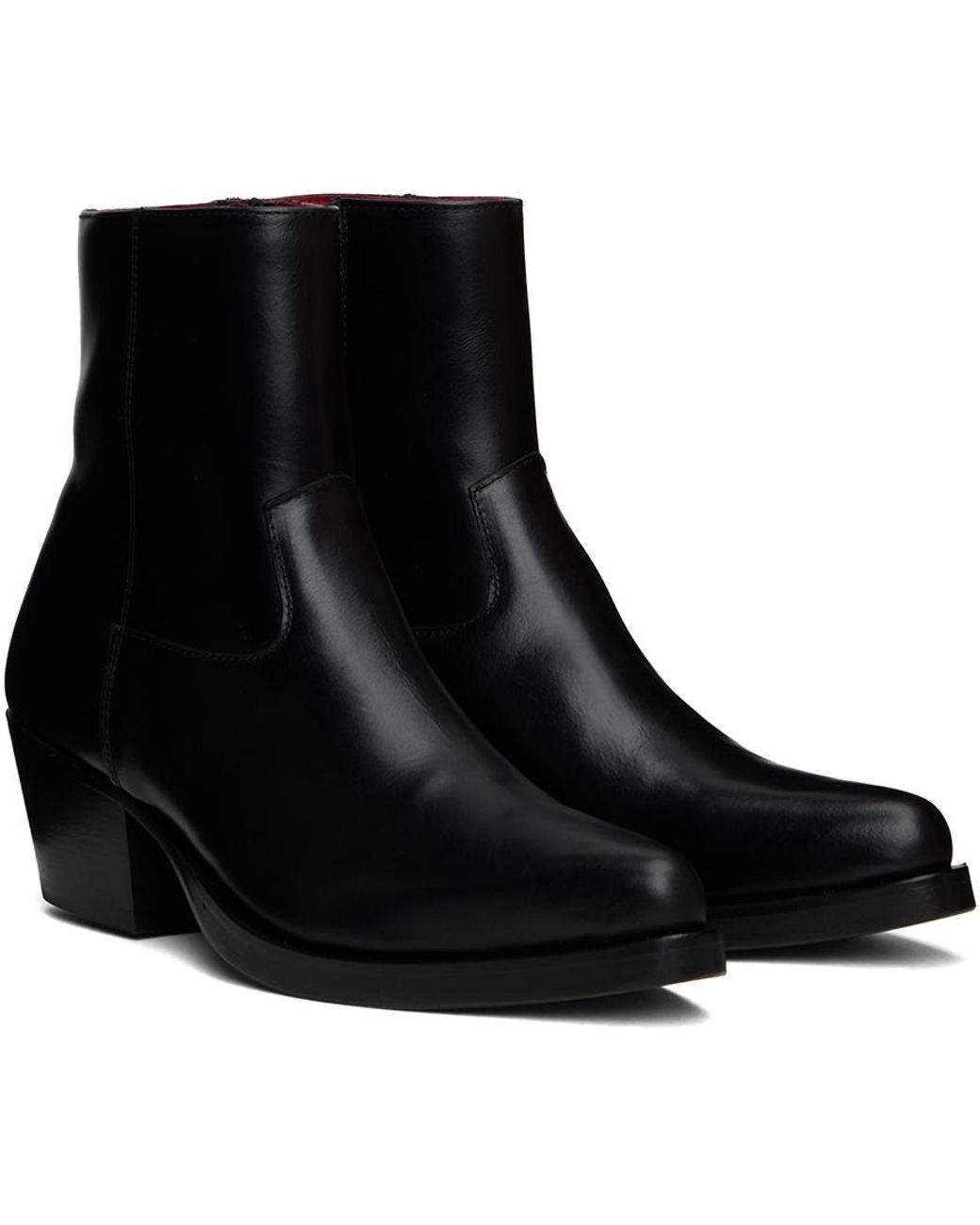 Ernest W. Baker Western Boots in Black for Men | Lyst