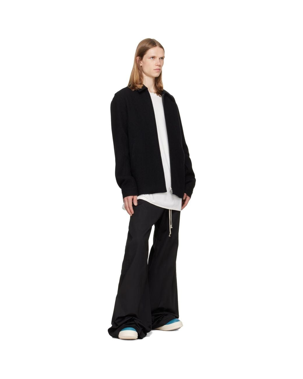 Rick Owens Blue Tower Geobasket Sneakers for men