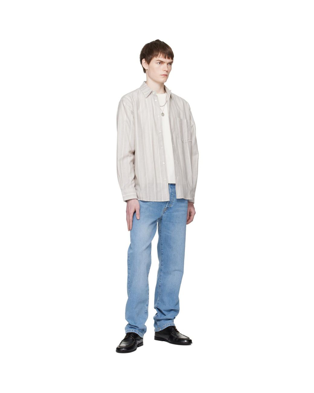 Jeanerica White Byron Shirt for men