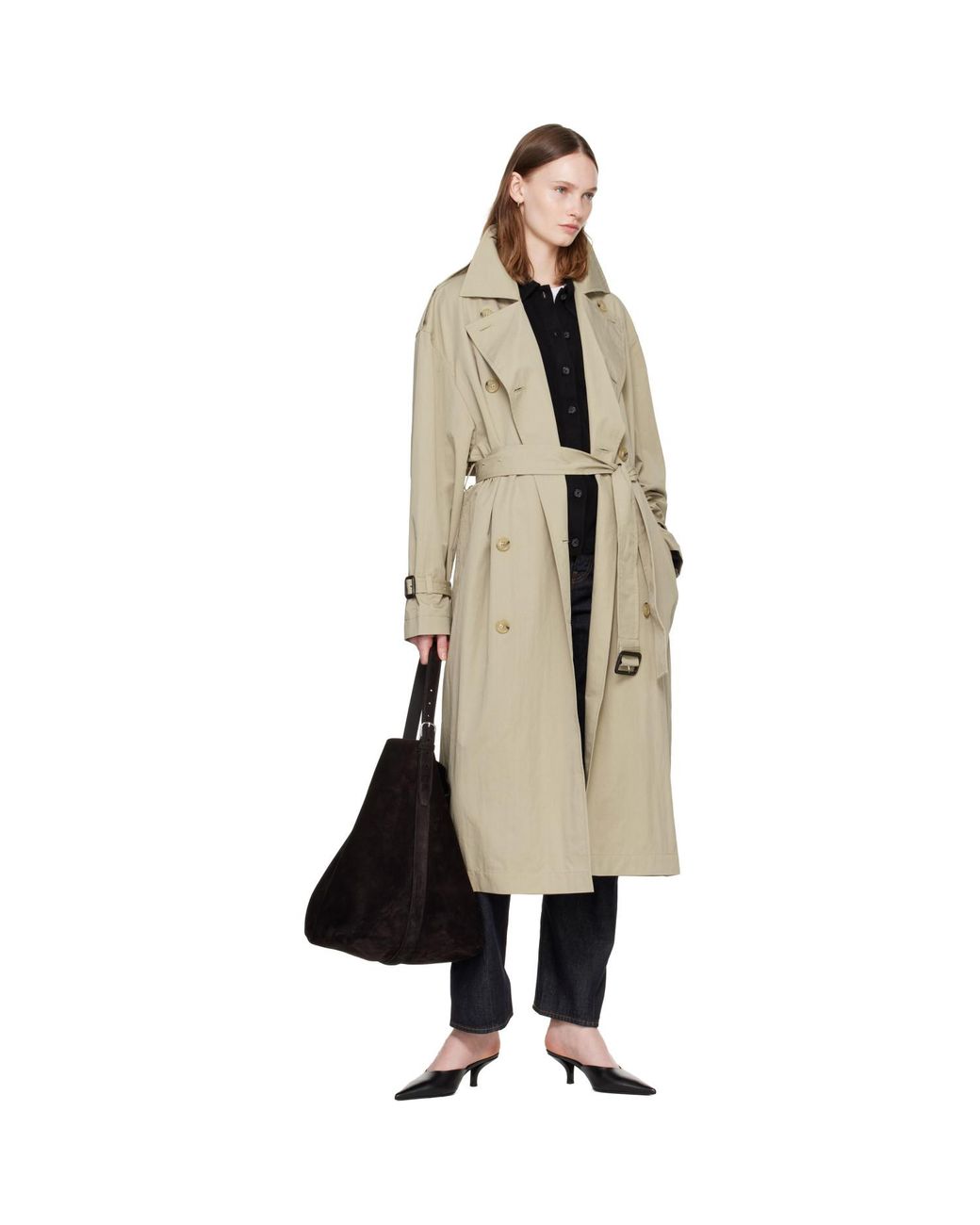 Totême Natural Crisp Summer Trench Coat