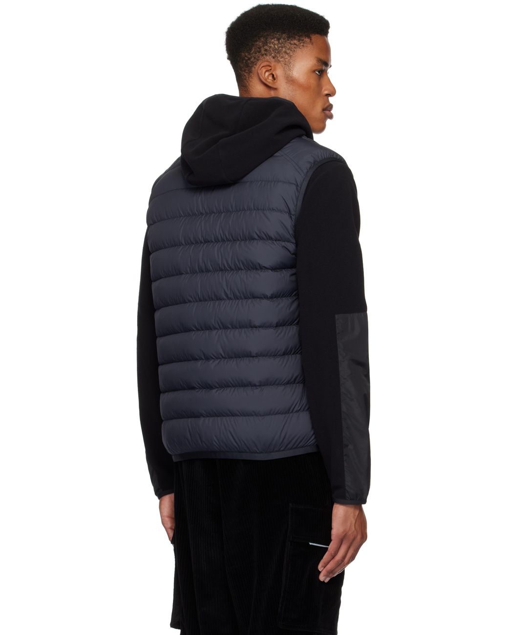 Moncler Blue Rabuons Down Vest for men