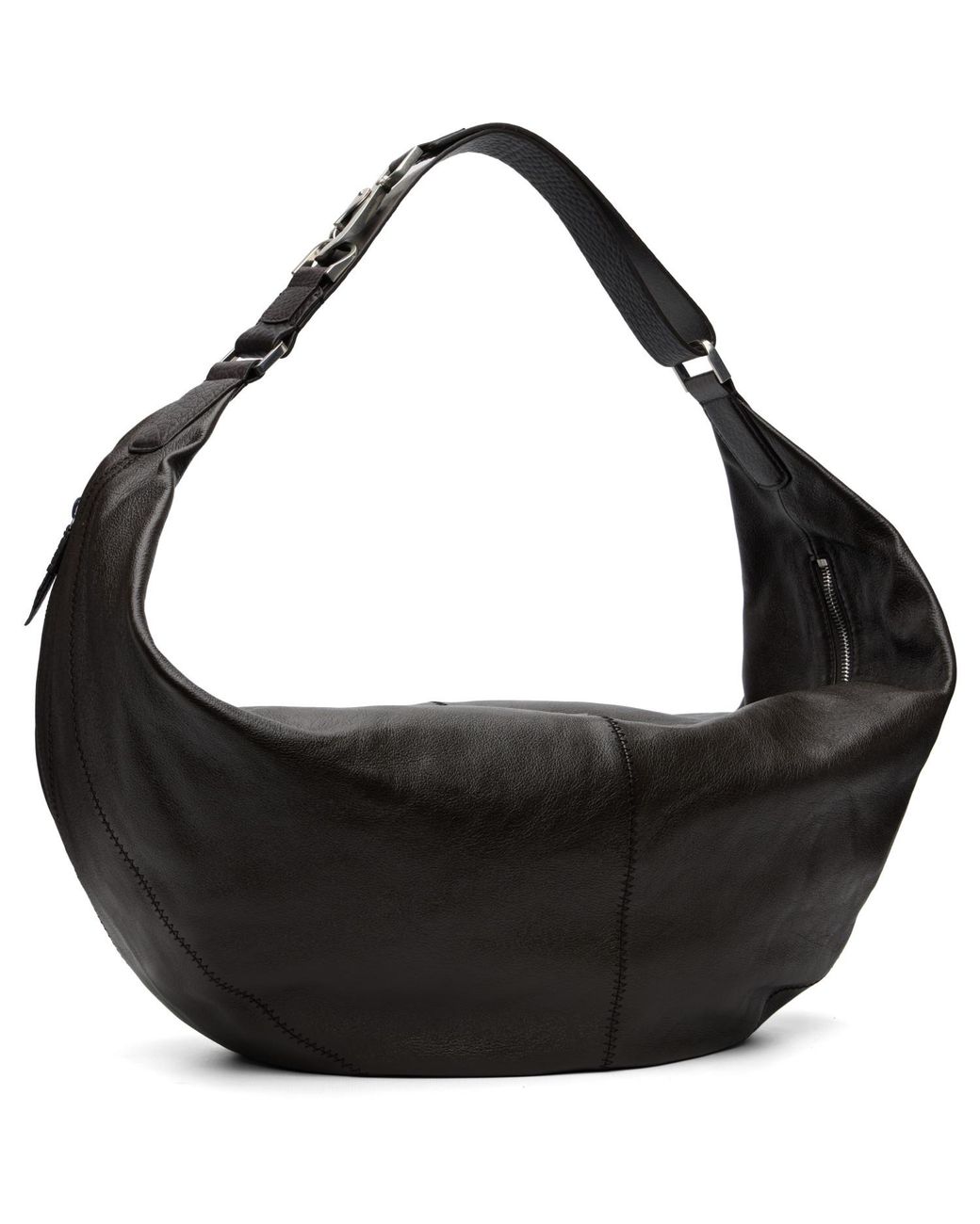 Lemaire Black Large Quiver Clip Bag for men