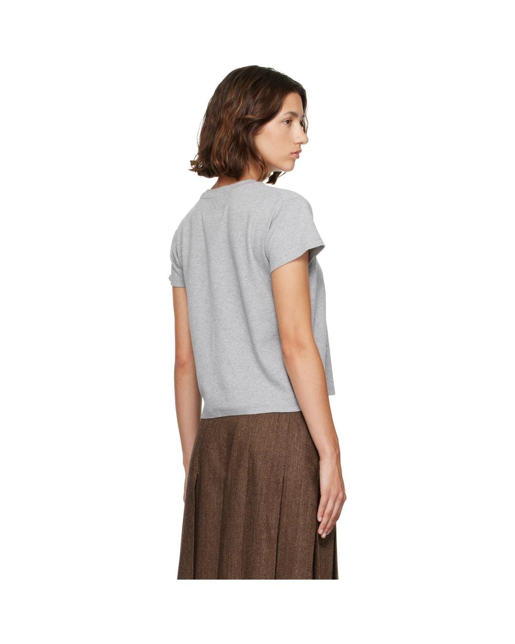 MM6 by Maison Margiela Gray Horse Logo T-Shirt
