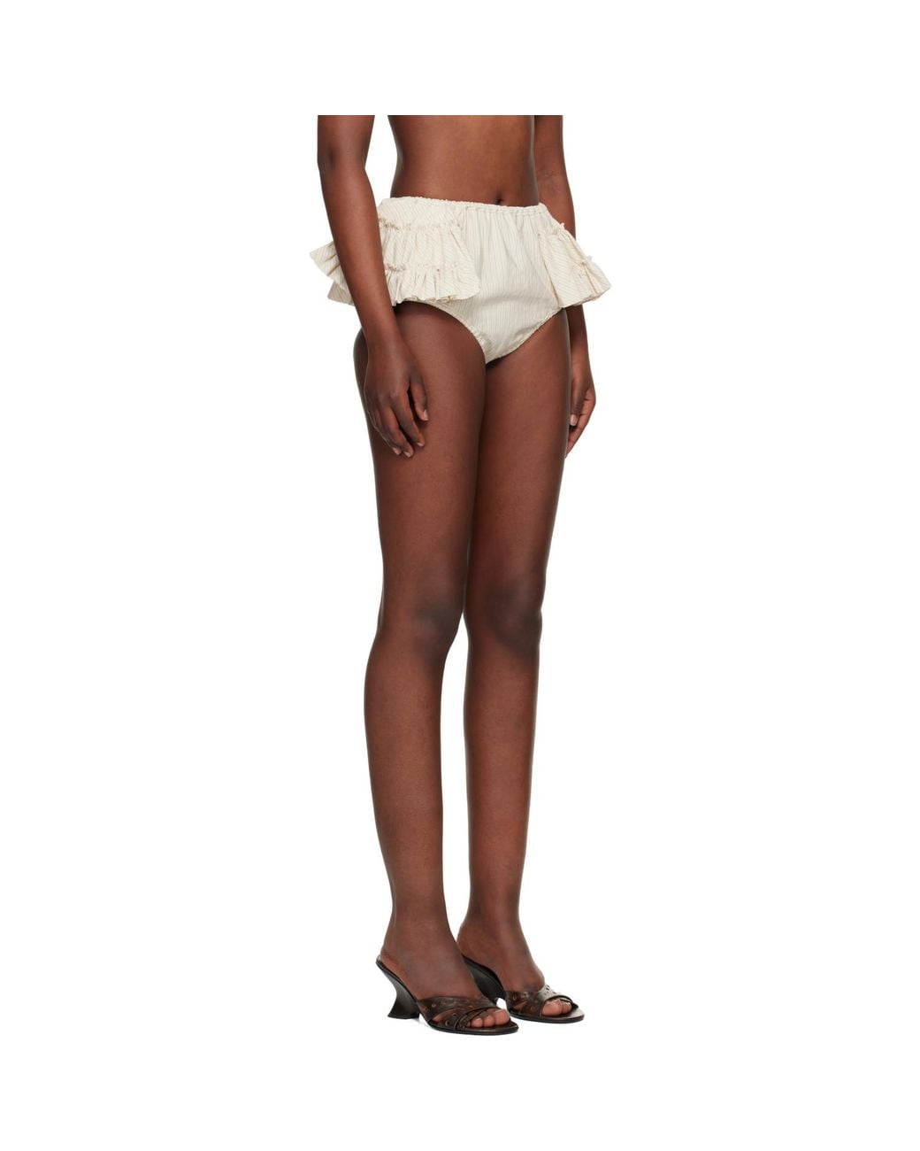 Dries Van Noten Multicolor Ruffled Briefs