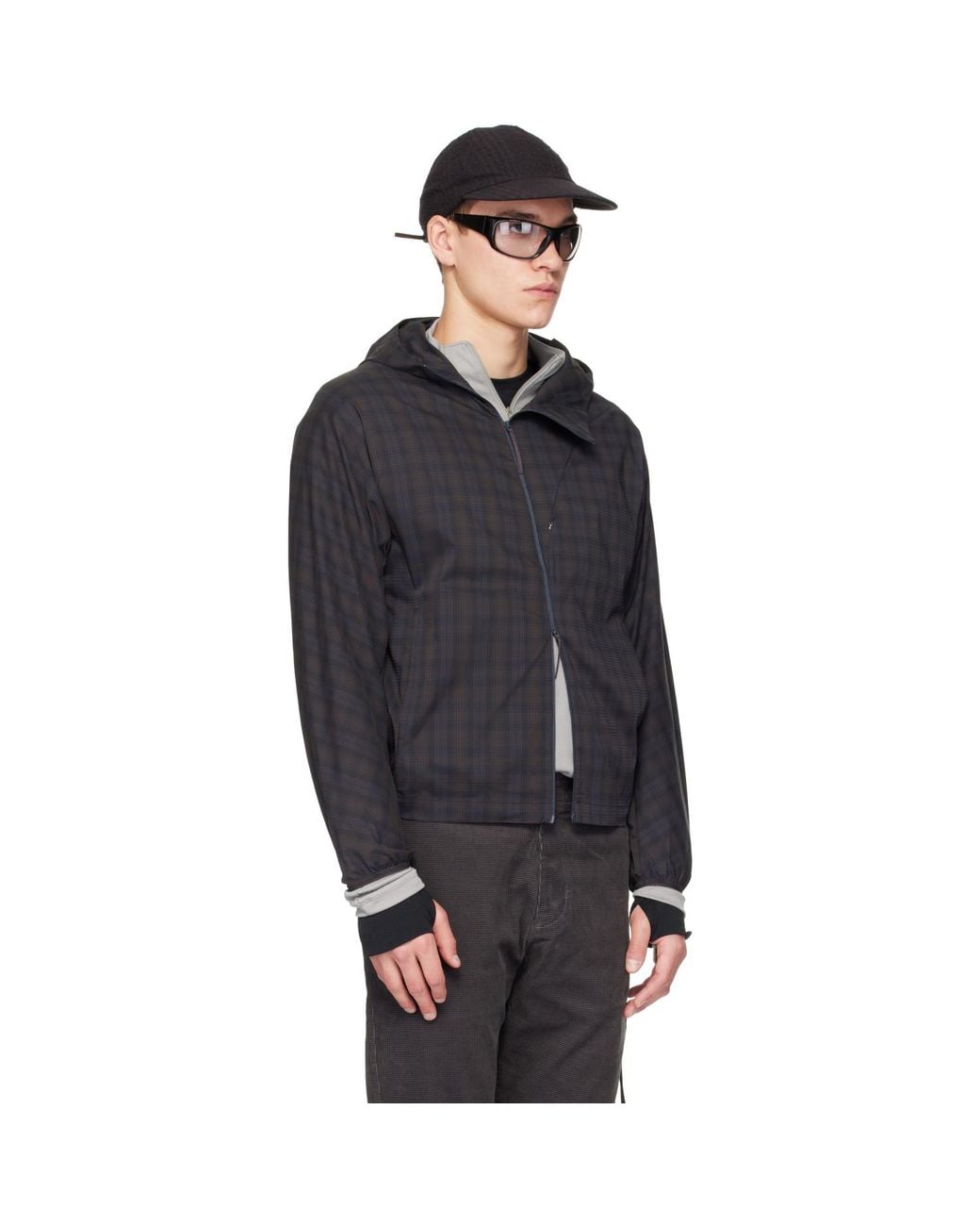 Post Archive Faction PAF Black Runner Jacket for men