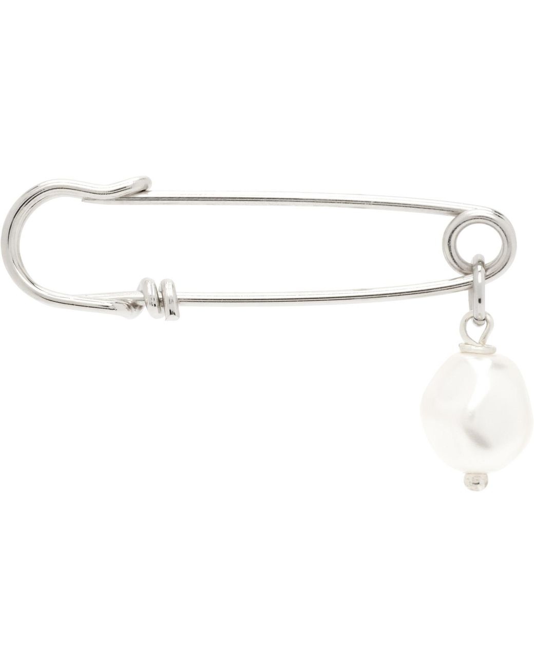 Justine Clenquet Black Chelsea Single Earring