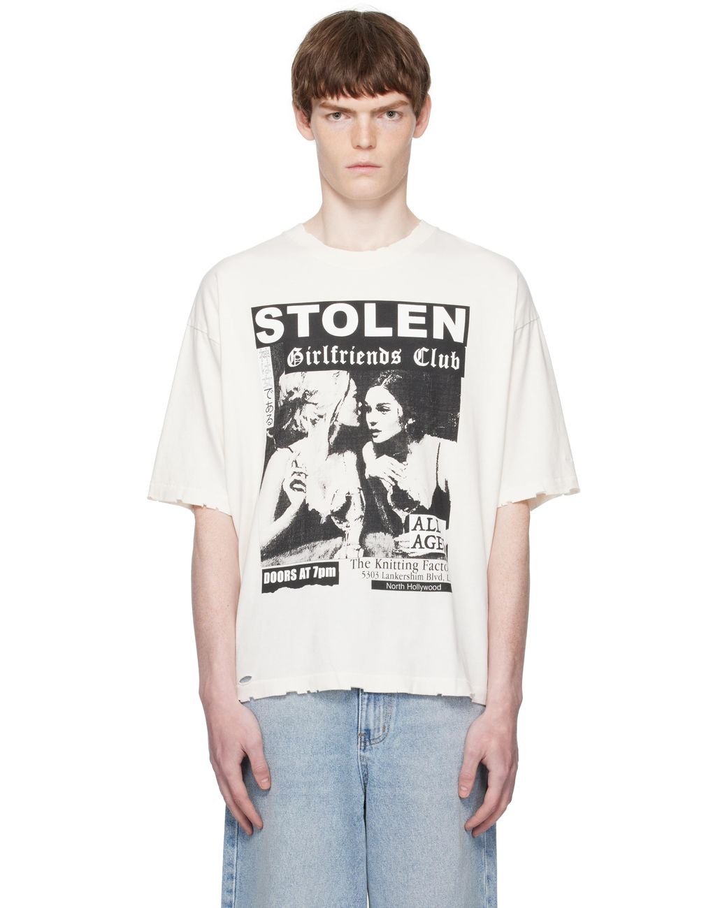 Stolen Girlfriends Club Off- Gig Poster T-Shirt in Black for Men 