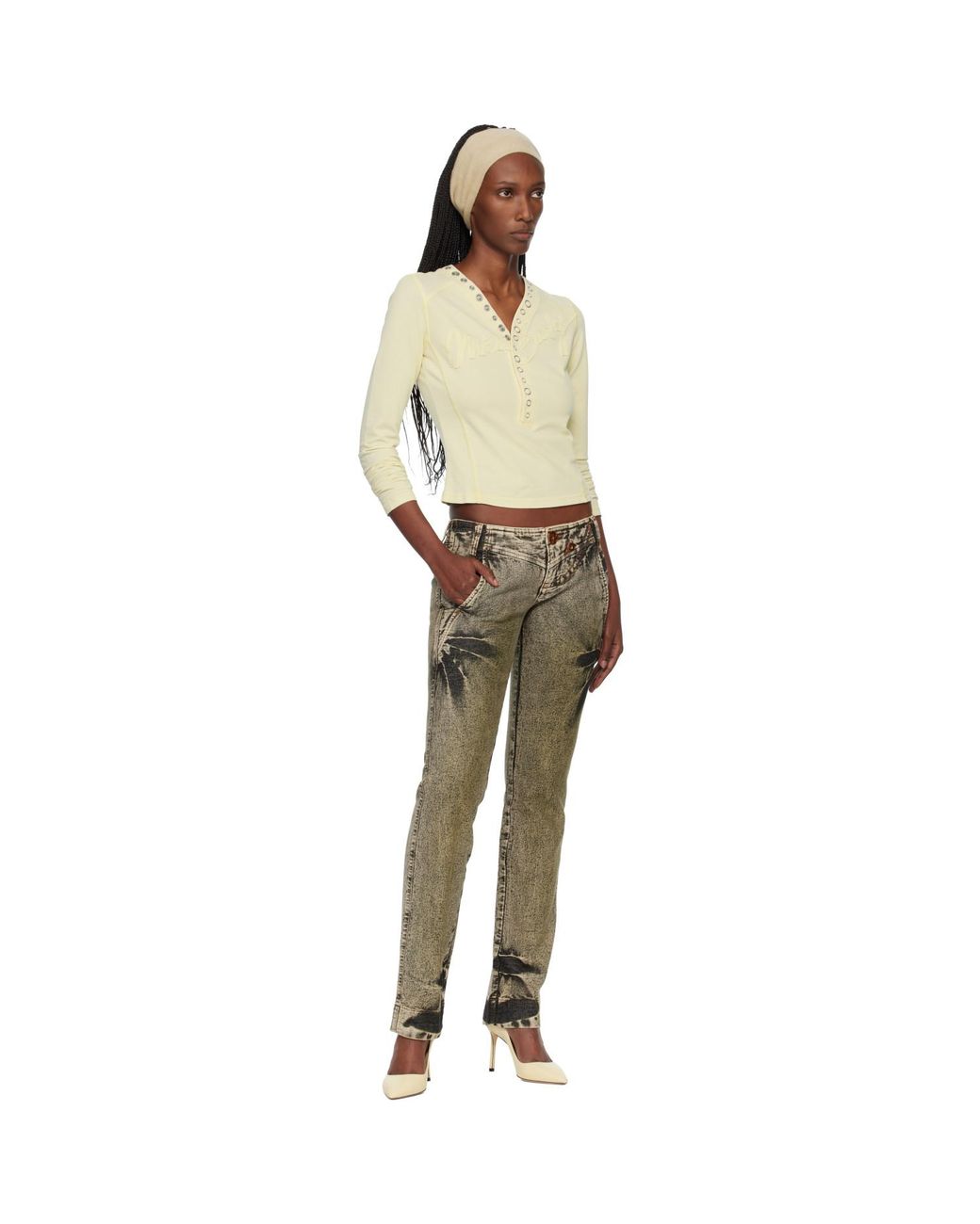 Miss Sixty Multicolor Knwls Edition Tie-Dye Jeans
