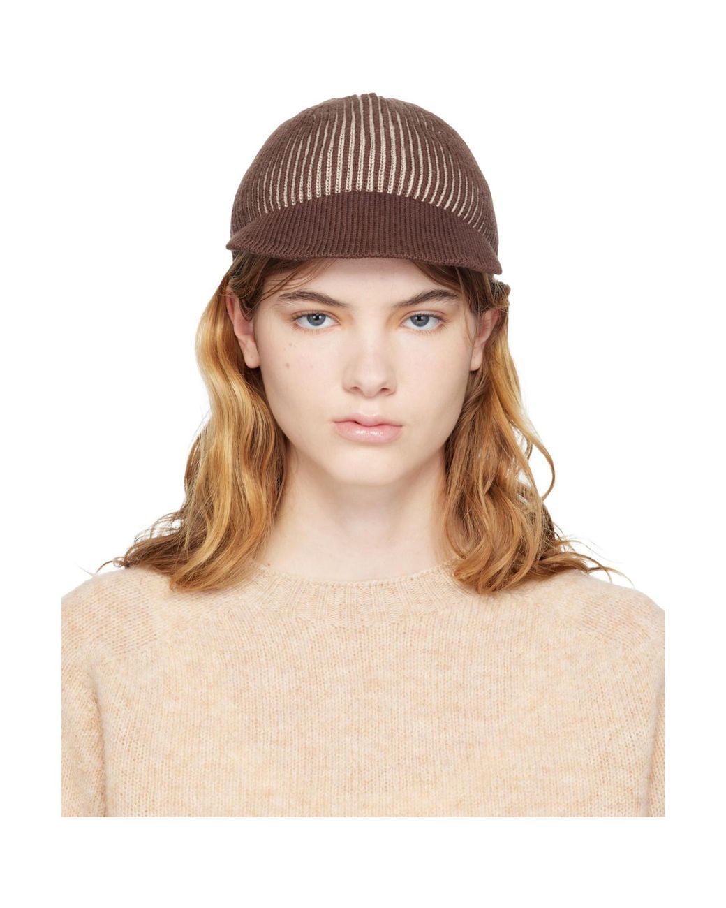 YMC Brown Knitted Cap