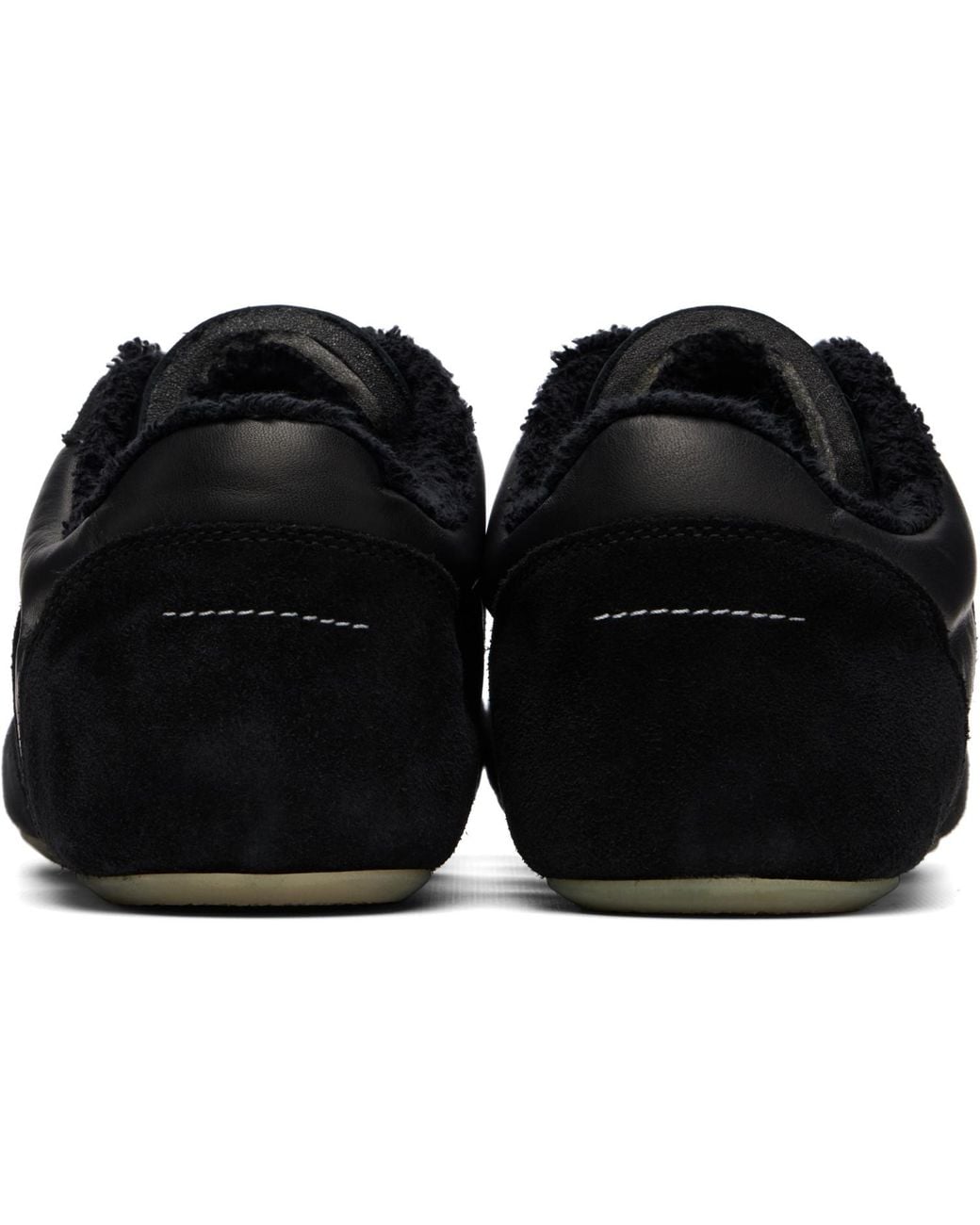 MM6 by Maison Margiela Black Anatomic Sneakers for men