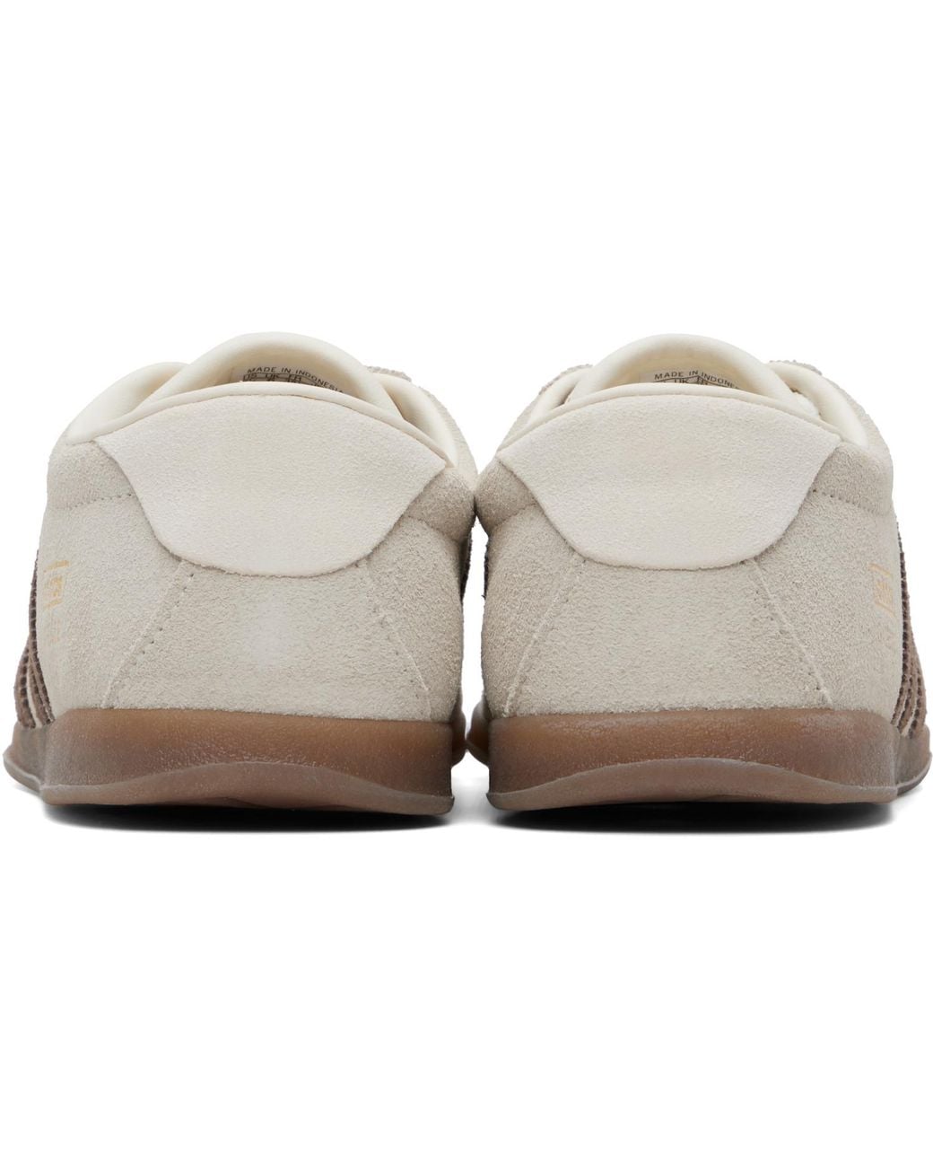 Adidas Originals Gray Off- & Taupe Gazelle Lo Pro W Sneakers for men
