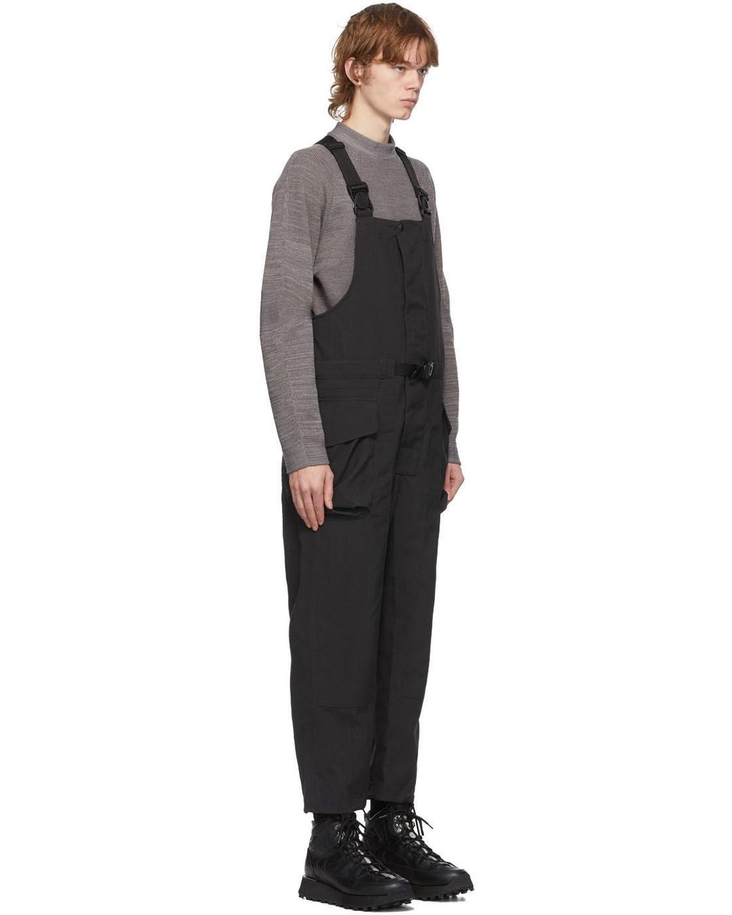 Snow Peak Black Takibi Overalls for Men | Lyst