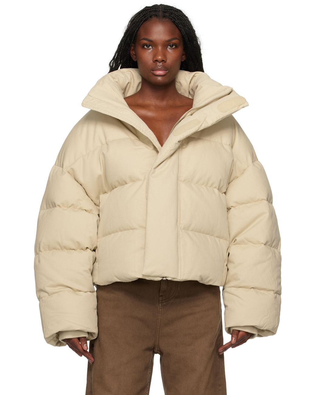 ENTIRE STUDIOS オフホワイトMMLパファーダウンジャケット XS entire-studios-Off-White-Off-