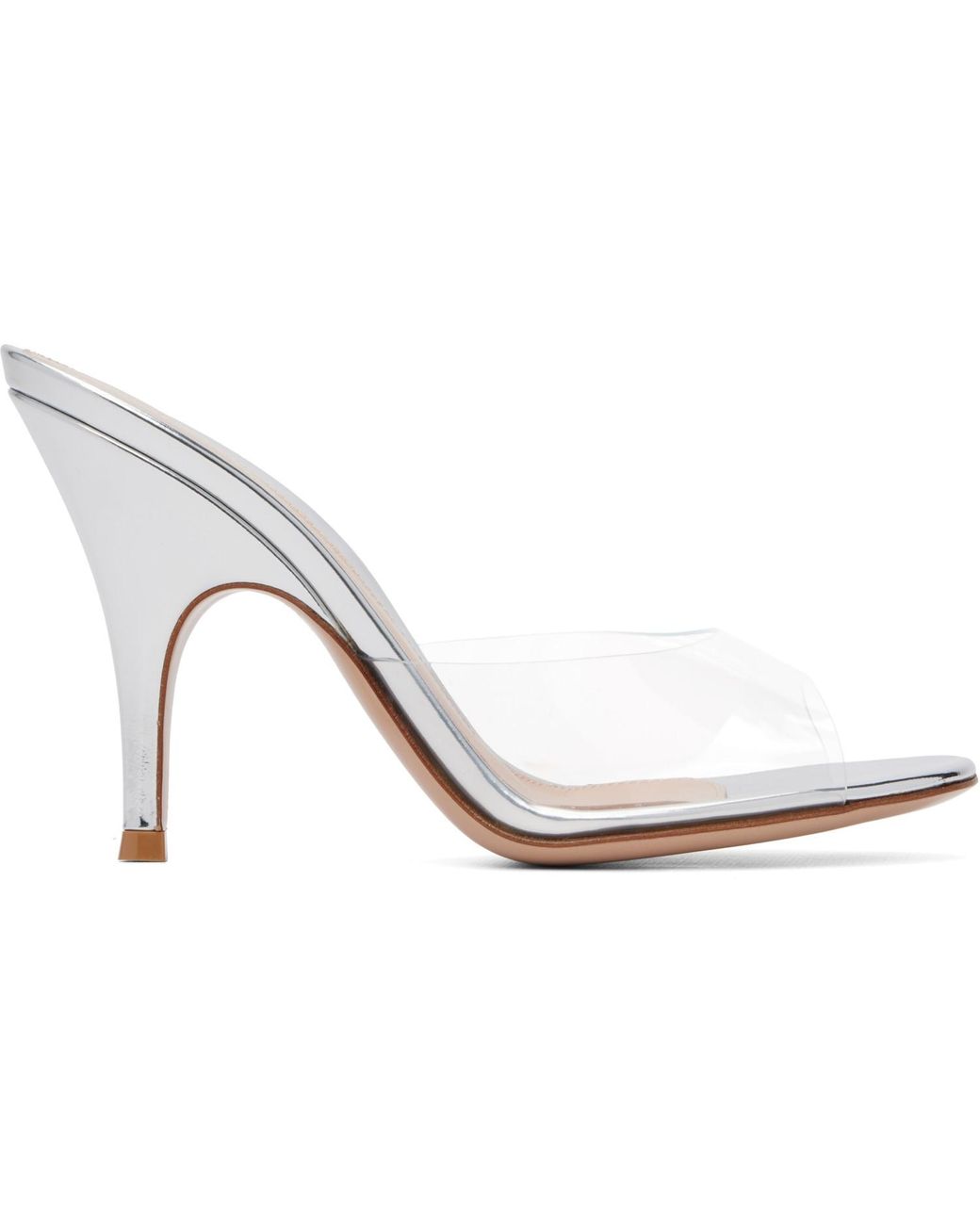 Gianvito Rossi Black Sofia Mule 95 Heeled Sandals