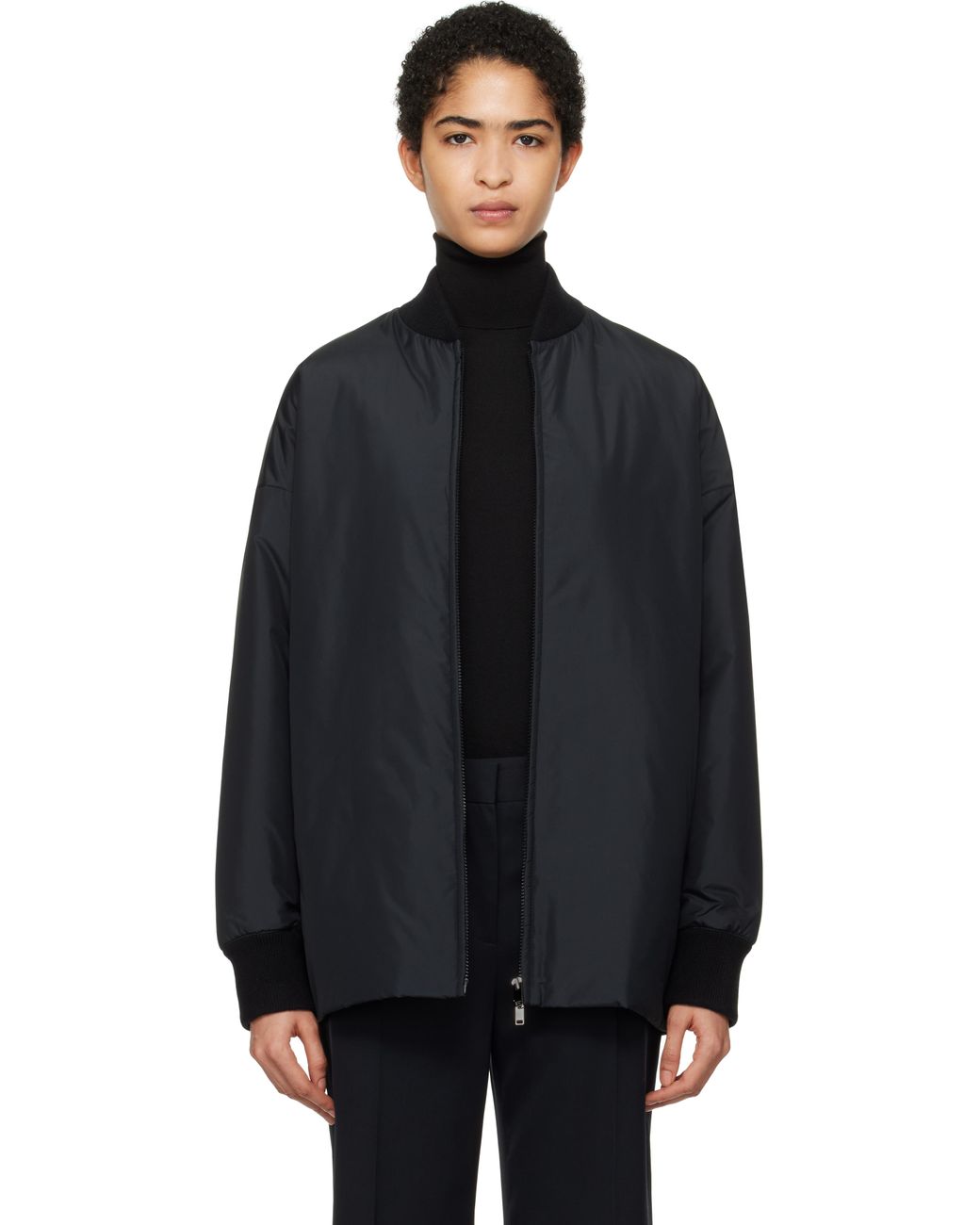 【関税込み】The Row ブラック Vito ボンバージャケット The Row ブラック Vito ボンバージャケット ブラック | Lyst