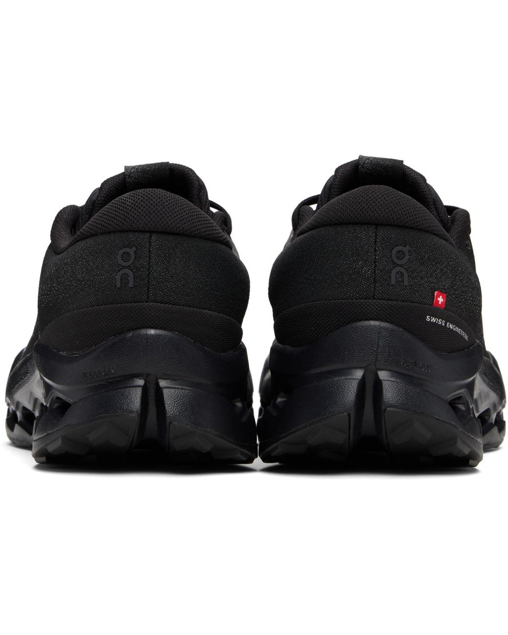 On Shoes Black Cloudsurfer Trail 2 Waterproof Sneakers for men