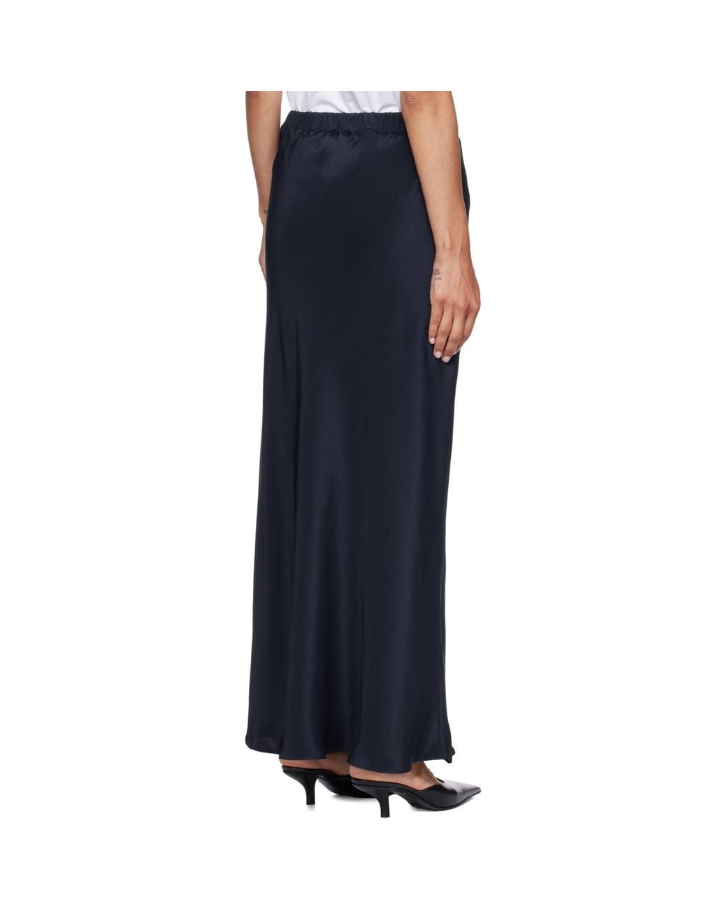 Max Mara Blue Sospiro Maxi Skirt