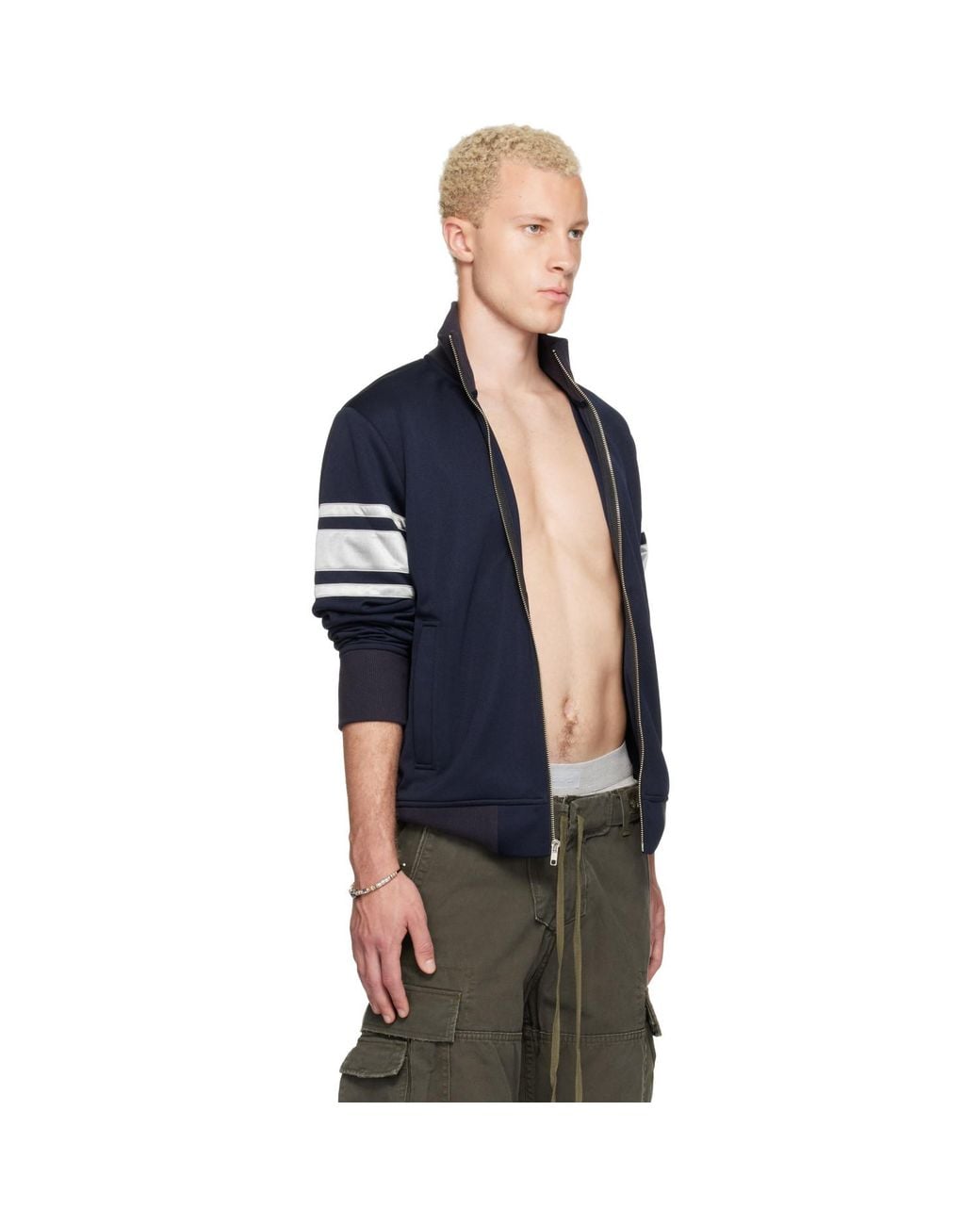 Raimundo Langlois Blue Track Jacket for men