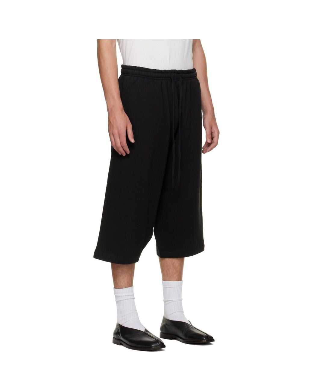 Entire studios Black Drop Shorts for men