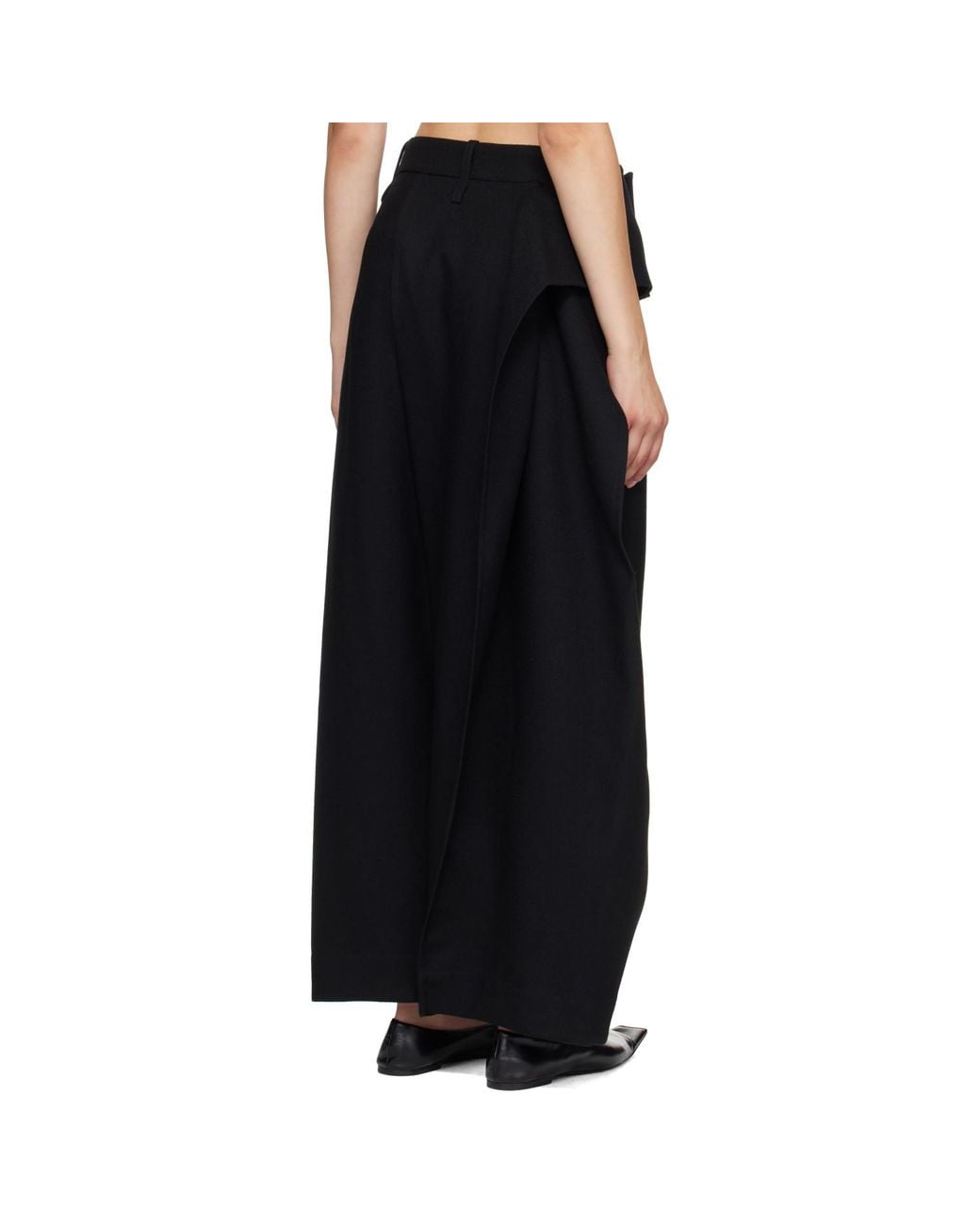 Issey Miyake Black Calligraph Trousers