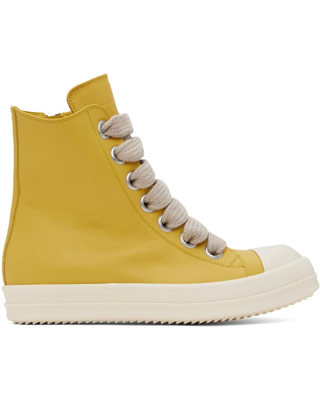 ◆RICK OWENS◆Porterville Jumbolaced スニーカー カーキ Khaki Porterville Jumbolaced Padded Low Sneakers by Rick