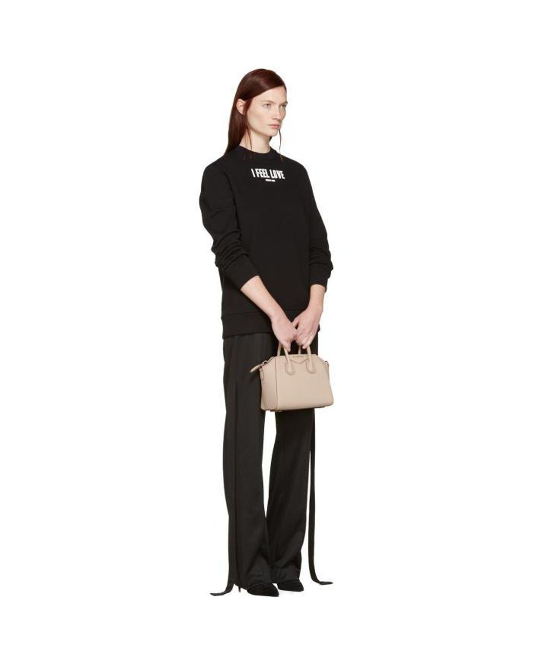 Givenchy Beige Mini Antigona Bag in Natural | Lyst