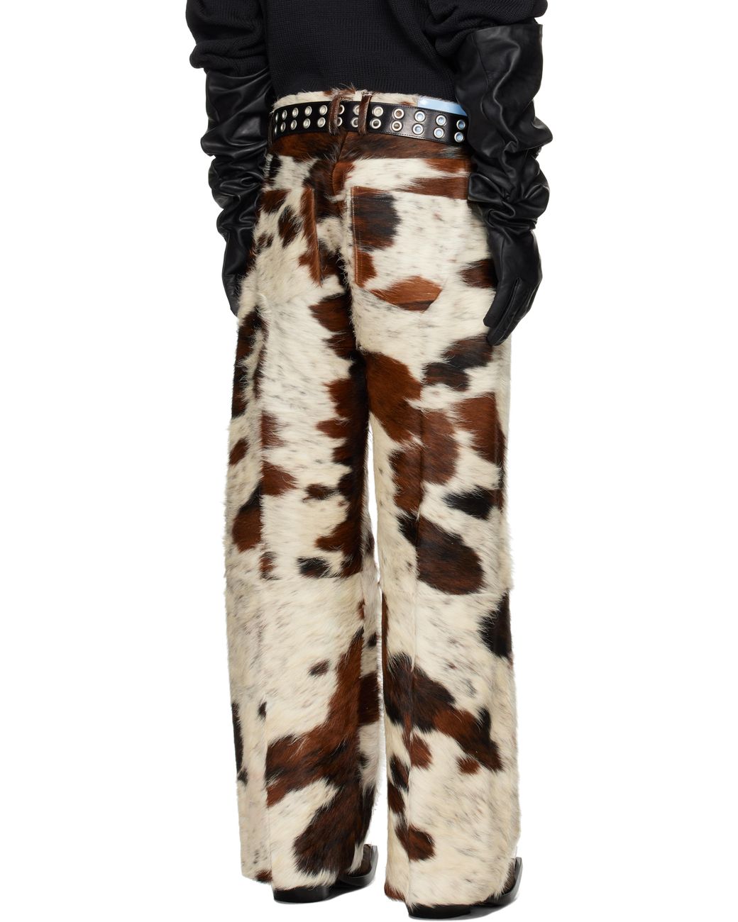 Achilles Ion Gabriel Off- & Lovebum Leather Pants in Black for Men