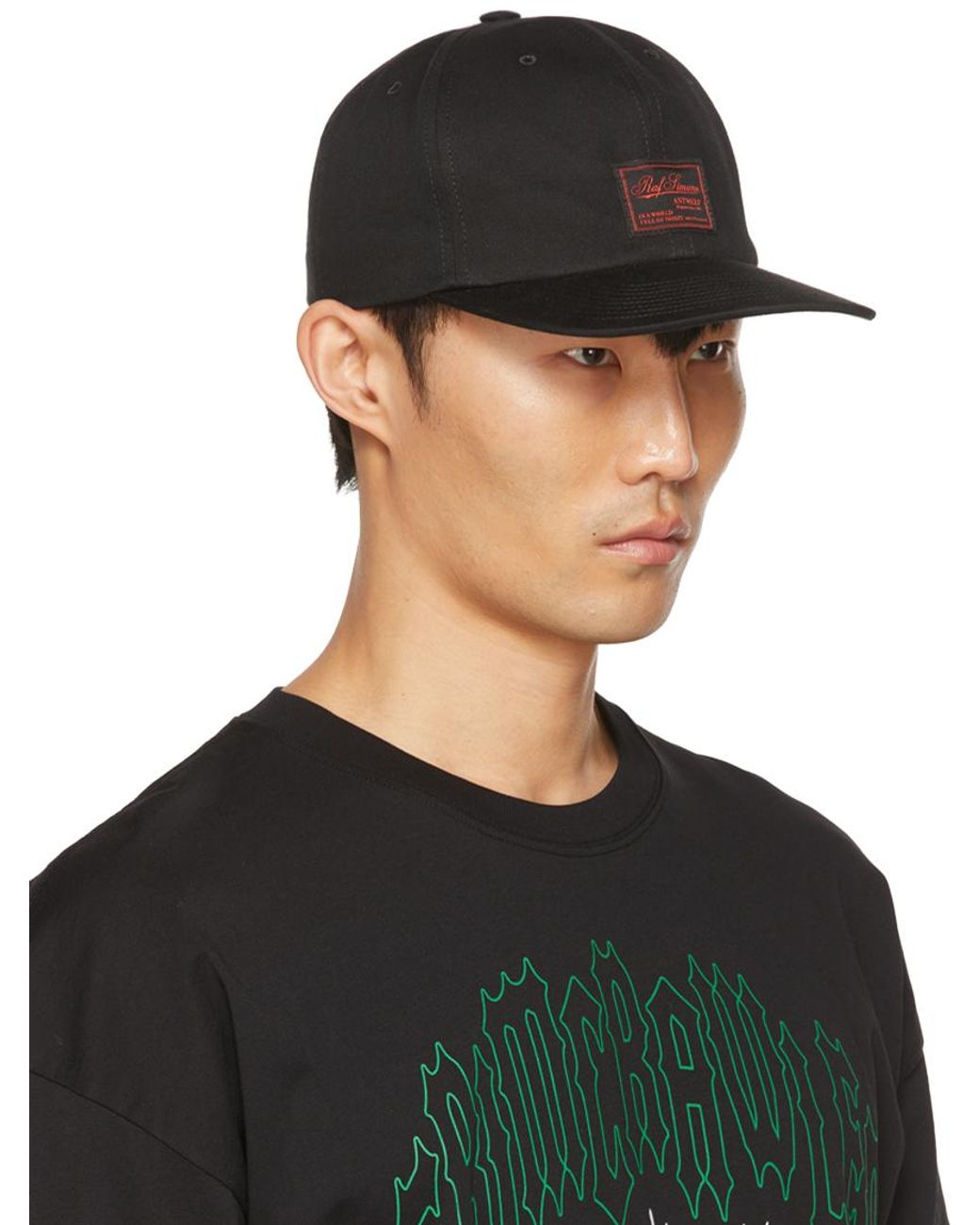 RAF SIMONS ロゴ キャップ
