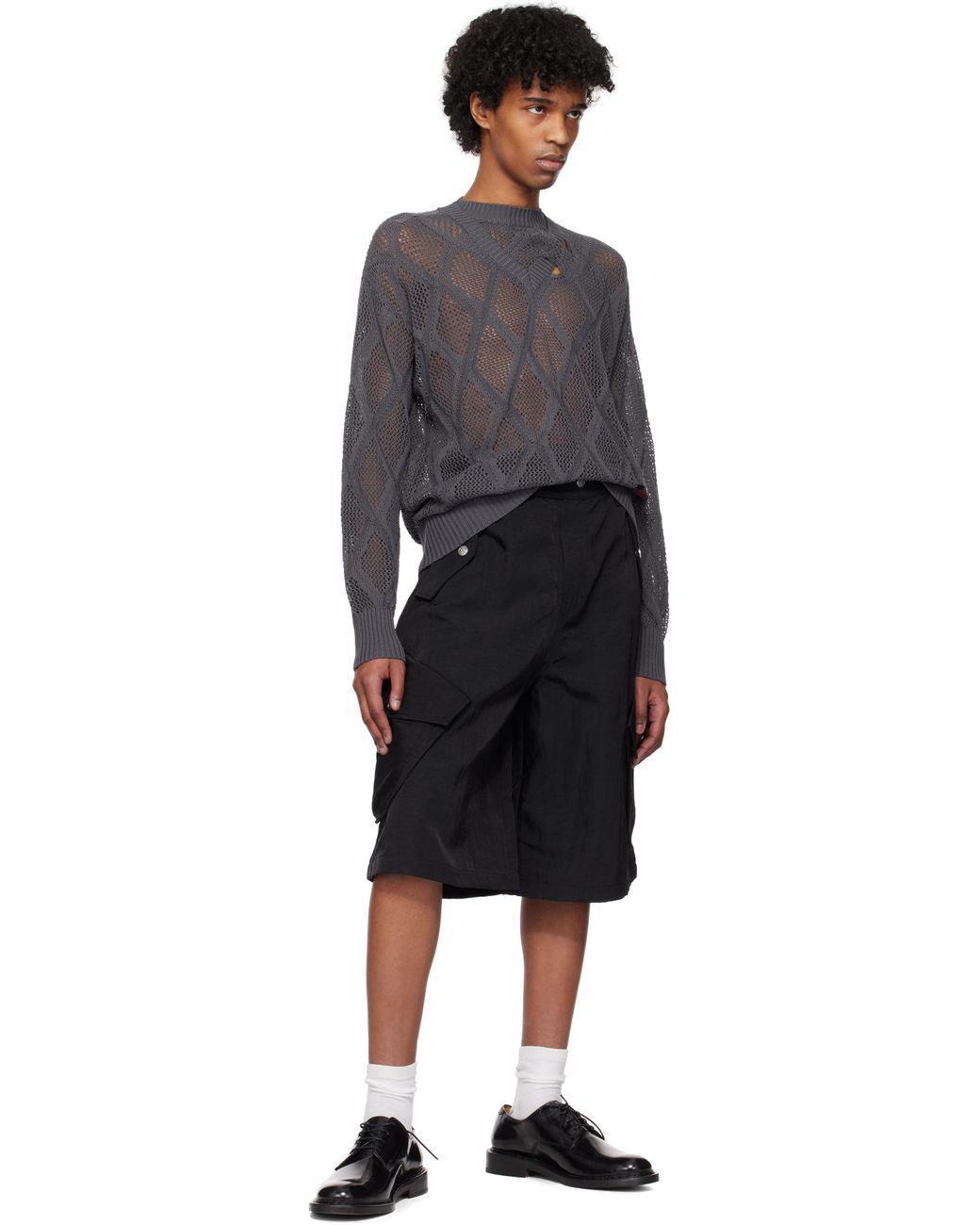 超人気の雑貨店 Shorts Cargo 8-Pocket NULLUS in Lyst | Men for Black パンツ