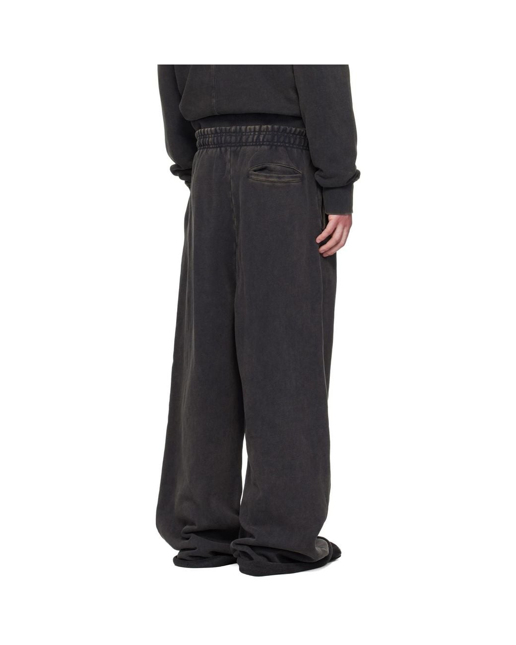 Entire studios Black Full Sweatpants for men