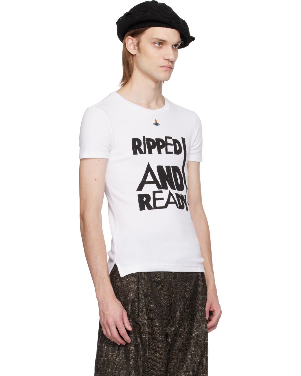 極美品　ヴィヴィアンウエストウッド　RIPPED AND READY　オーブT vivienne-westwood-SS25-A401-