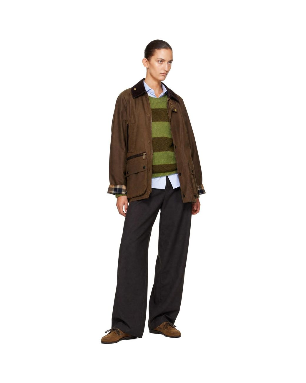 Barbour Brown Icons Bedale Waxed Jacket