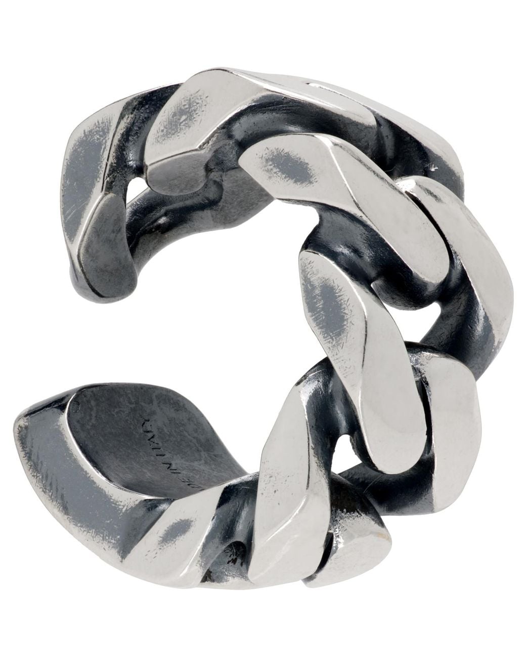 MM6 by Maison Margiela Gray Chain Ear Cuff