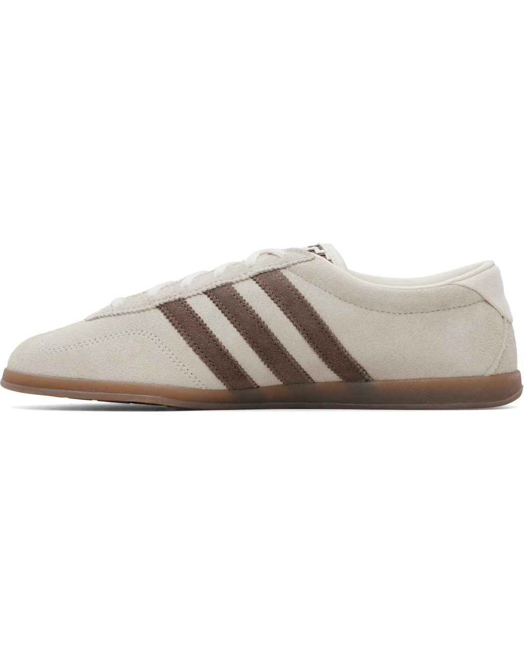 Adidas Originals Gray Off- & Taupe Gazelle Lo Pro W Sneakers for men