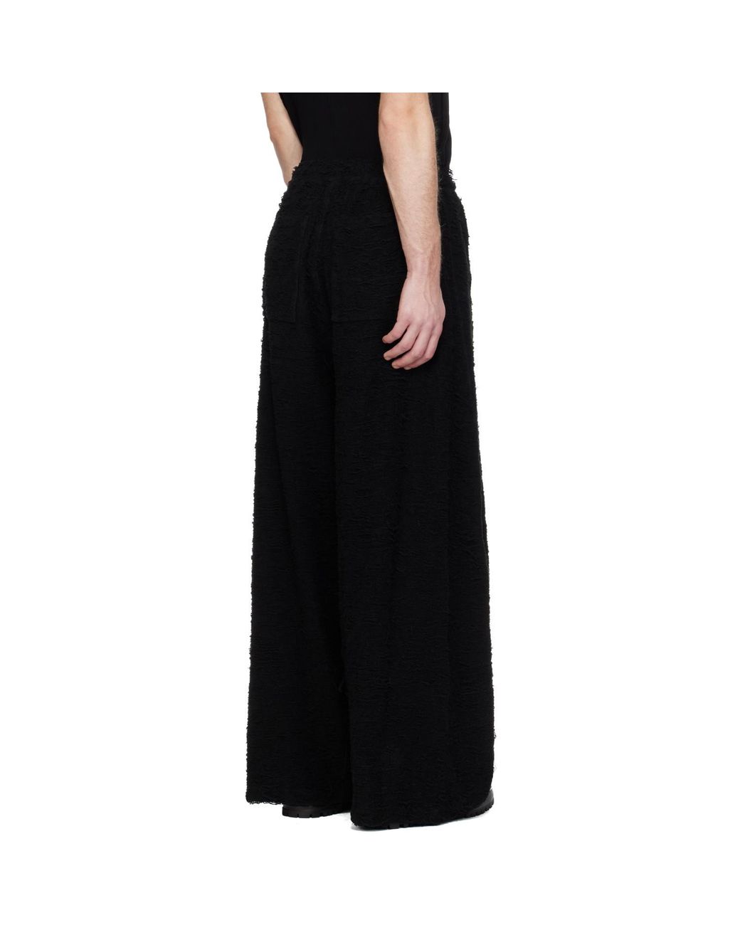 Julius Black Dk Wide Trousers for men