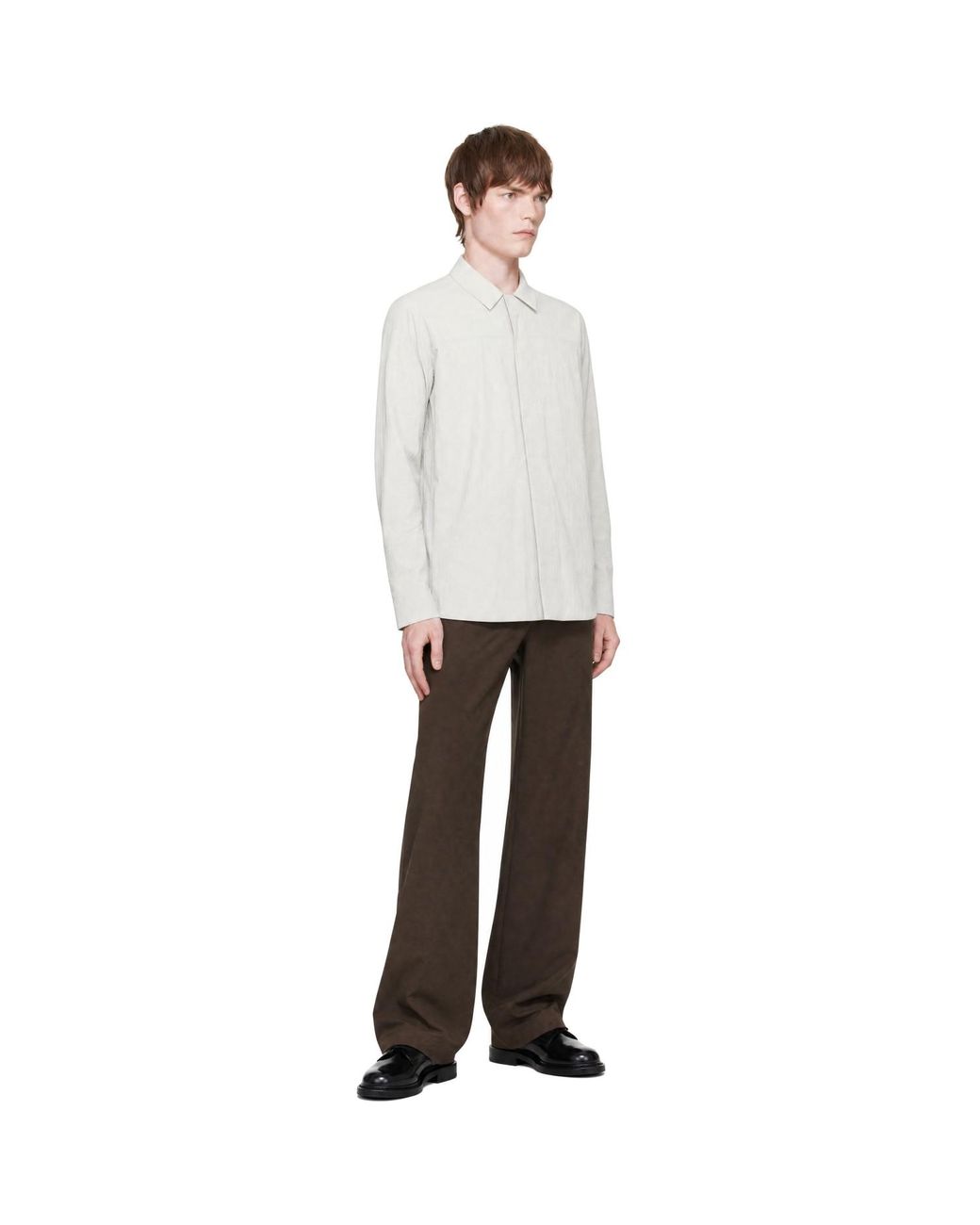Veilance White Off- Mionn Softshell Overshirt for men