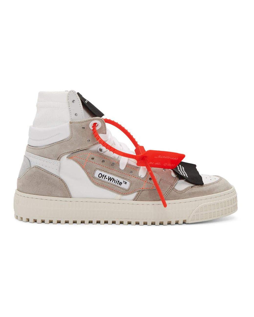 Off-White c/o Virgil Abloh White And Grey Low 3.0 Off-court High-top ...